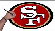 How to draw the logo of San Francisco 49ers