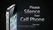 Please Silence Your Cell Phone - Title Graphics