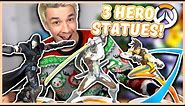 UNBOXING 3 OVERWATCH HERO STATUES (Genji, Reaper, and Tracer Statues!)