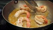 Wild Argentine Red Shrimp Pan seared from frozen