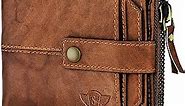 Spiffy® Brown Genuine Leather Wallet For Men | Men's Wallet | RFID Men Wallet | Leather Wallet Men