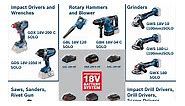 Bosch 18V Battery System for all Solo Tools