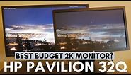 HP Pavilion 32Q Review & Unboxing (Best Budget 2K Monitor?) Geekoutdoors.com EP873