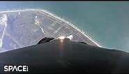 Fly to space and back in amazing SpaceX booster cam video - Launch to Florida landing