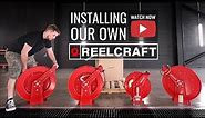 Installing a Reelcraft Hose Reel Bank in My Wash Bay!