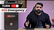 How to turn off Emergency SOS on an iPhone