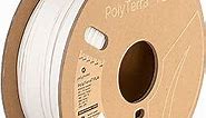 Polymaker Matte PLA Filament 1.75mm White, 1.75 PLA 3D Printer Filament 1kg - PolyTerra 1.75 PLA Filament Matte White 3D Printing Filament