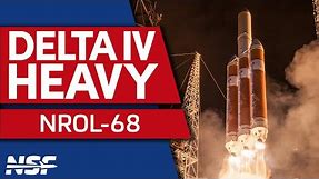 Delta IV Heavy Launched the NROL-68 for the National Reconnaissance Office