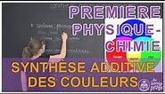 Synthèse additive des couleurs - Physique-Chimie - 1ère S - Les Bons Profs