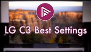 LG C3 OLED Evo BEST Picture SETTINGS | 2023 All Screen Sizes