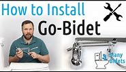 How do I install the Go-Bidet Attachment?