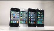 The iPhone 4 on every version of IOS (IOS 4 - 7)