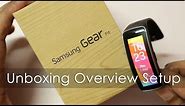 Samsung Gear Fit - Unboxing Setup & First Looks