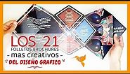 ⭐✨ LOS 21 FOLLETOS MAS CREATIVOS DEL DISEÑO GRÁFICO 👍 | IDEAS CREATIVAS ✅ | brochure3d.com