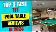 TOP 5 BEST 7FT POOL TABLE REVIEWS IN 2024| BEST PORTABLE POOL TABLES