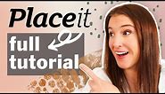 COMPLETE PLACEIT TUTORIAL 2024 (How to Create Digital Products and Graphic Designs on PlaceIt)