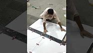 Amazing Black Patti Design Floor Tile Fitting Skills Techniques size (60x120)cm