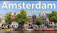 Amsterdam, Netherlands Walking Tour (4k Ultra HD 60fps) – With Captions