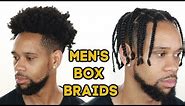 HOW TO: MEN'S BOX BRAIDS on TYPE 4 NATURAL HAIR