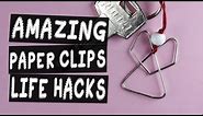 Amazing Life Hacks with Paper Clips | Paper Clip Angel Craft
