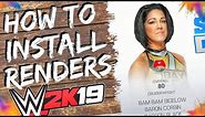 WWE 2K19 How To Install Wrestler Renders Mod