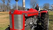 Watch This: A Christmas Red 1963 Massey Ferguson 97 Tractor That Packs Plenty of Power!