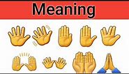 All WhatsApp Hand emojis meaning/Hands Gesture