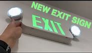 Installing an Exit Sign | NEW S.E.R.