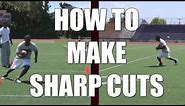 How to make running back sharp cuts : Football Tips