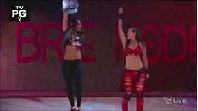WWE Brie Bella Entrance With Nikki Bella