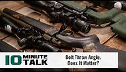 #10MinuteTalk - Bolt Throw Angle. Does It Matter?