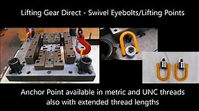 How to use Swivel Eye Bolts - Lifting Gear Direct