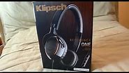 "First Look" Klipsch Reference One Headphones Unboxing