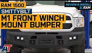 2009-2018 RAM 1500 Smittybilt M1 Front Winch Mount Bumper Review & Install