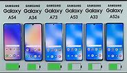 Samsung A54 vs A34 vs A73 vs A53 vs A33 vs A52s Battery Drain Test | BATTERY TEST