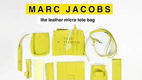 Impressed...with MARC JACOBS | The Leather Micro Tote Bag Review