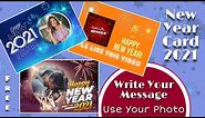 How to Make Customized Happy New Year 2023 Card Online For Free Using Canva