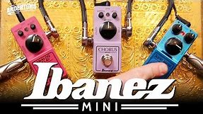 Ibanez Mini Pedals!! Super Metal, Chorus & Analog Delay