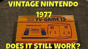 Vintage Nintendo Color TV-Game 15: Does It Still Work?