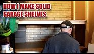 Making Heavy Duty Garage Shelves using CLS Timber