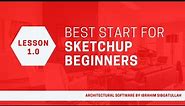 SketchUp Live | Lesson - 1.0 | Important tips | Navigation tool bar | How to download the software