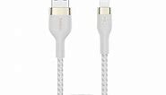 Belkin BoostCharge Pro Flex Braided USB Type A to Lightning Cable (1M/3.3FT), MFi Certified Charging Cable for iPhone 14, 13, 12, 11, Pro, Max, Mini, SE, iPad - White
