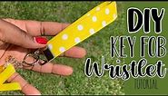 DIY Key Fob Wristlet Keychain | Step by Step Tutorial