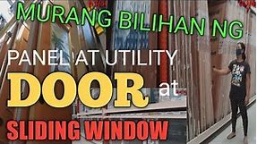 PANEL DOOR AND UTILITY DOOR PRICE wilcon depot/citi hardware