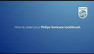 How to clean your Philips Sonicare toothbrush