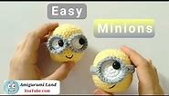 Even beginners crochet it fast. keychain minions amigurumi