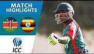 ICC Men's T20 World Cup Qualifier - Africa | Kenya v Uganda - Match Highlights