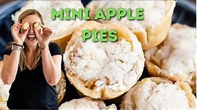 How to make MINI APPLE PIES (Crumb Apple Pies)