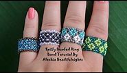 Spiffy Beaded Ring Band Tutorial