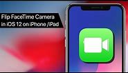 How to Flip FaceTime Camera in iOS 12 on iPhone or iPad
